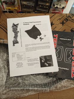 Teraflex Jeep Wrangler TJ HD Transmission Skid Plate