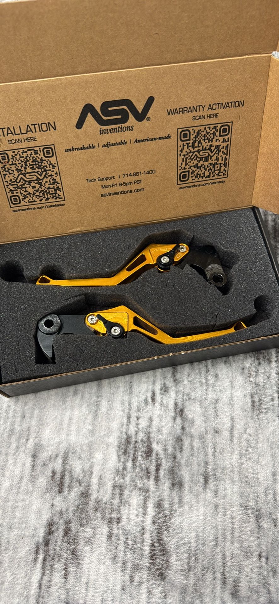 Motorcycle Shorty Levers MZS