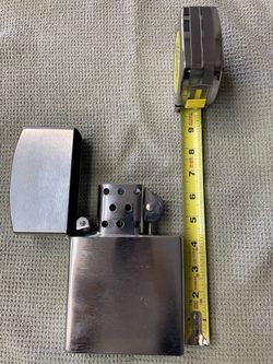 GIANT Zippo Style Metal Flip-Top Lighter (Not made by Zippo).