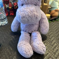 Jellycat Brooklyn Hippo Plush Doll Purple Lilac Lavender Retired Original