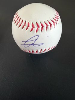 JULIO RODRIGUEZ SIGNED SEATTLE MARINERS AUTOGRAPHED RAWLINGS BASEBALL W/COA 17-3