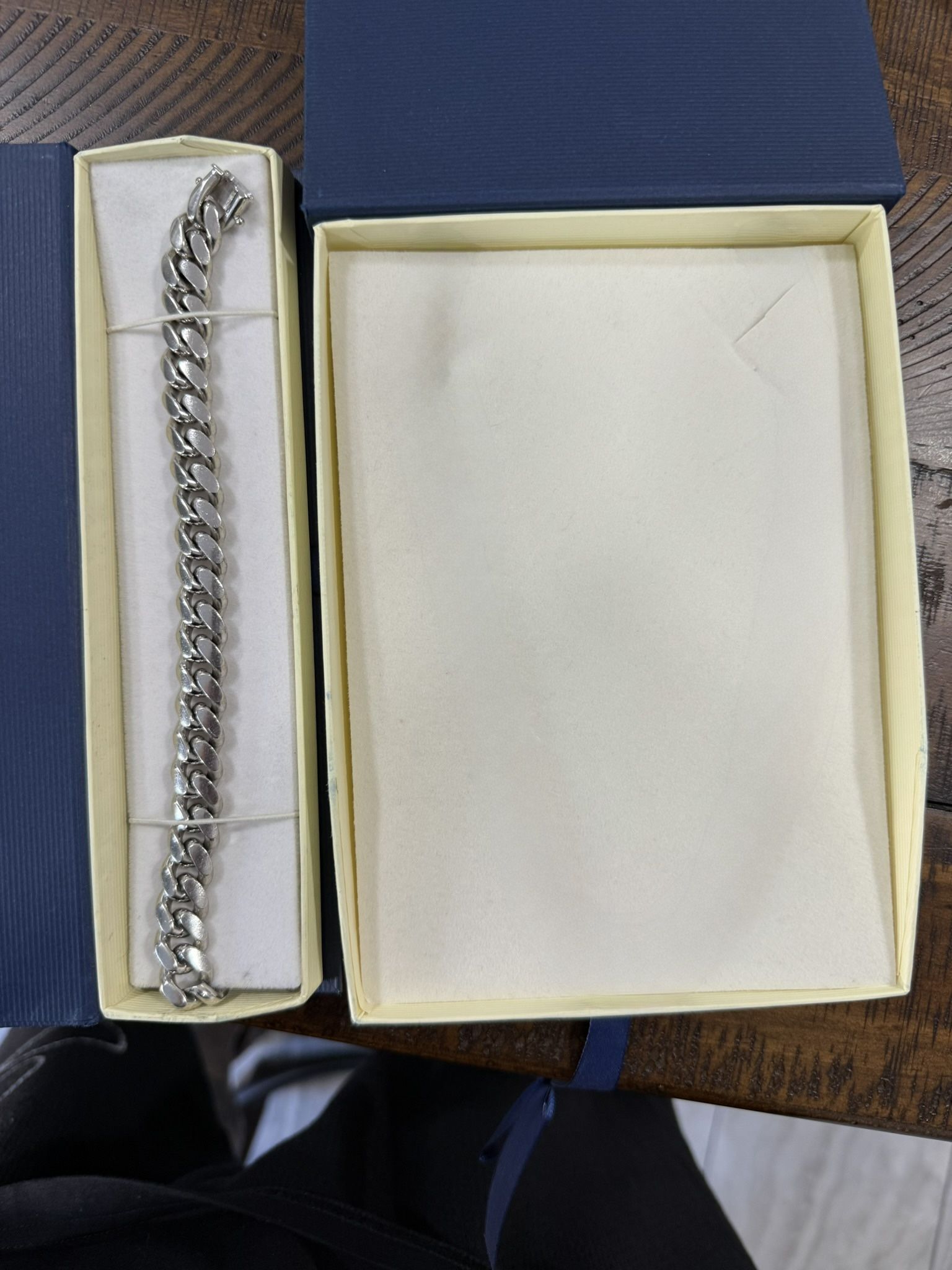 Silver Cuban Bracelet. No TRADES!