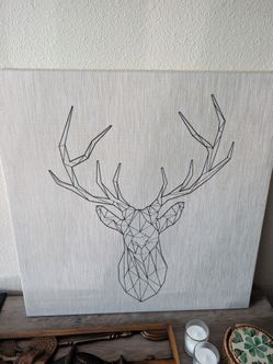 Ikea deer wall art