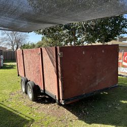 BOX TRAILER CAR TRAILER 20” CHECK OUT MY PROFILE FOR MORE GREAT ITEMS 