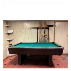 American Shuffleboard Full Size Pool table 