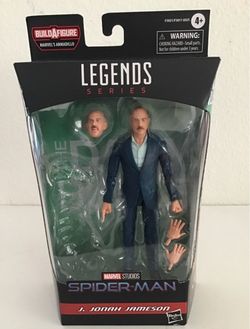 J. Jonah Jameson Marvel Legends Spider-Man No Way Home 6" Action Figure No BAF
