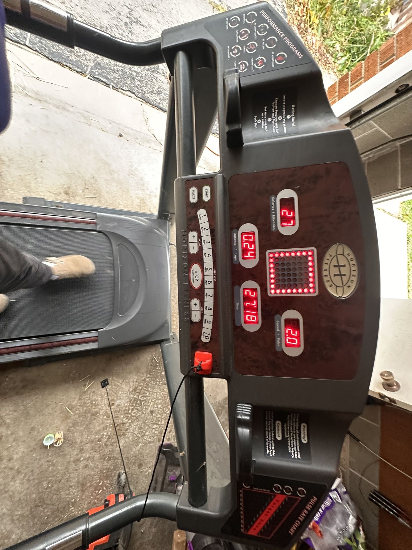 Horizon Fitness Treadmill 