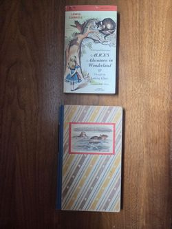 Pair of Lewis Carroll Alice in Wonderland Books including a special edition