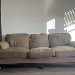 2 Light Brown Couches