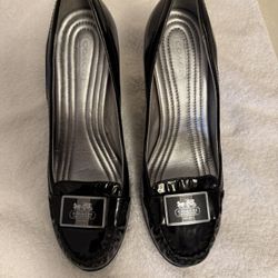 Coach Pump - black patent leather 