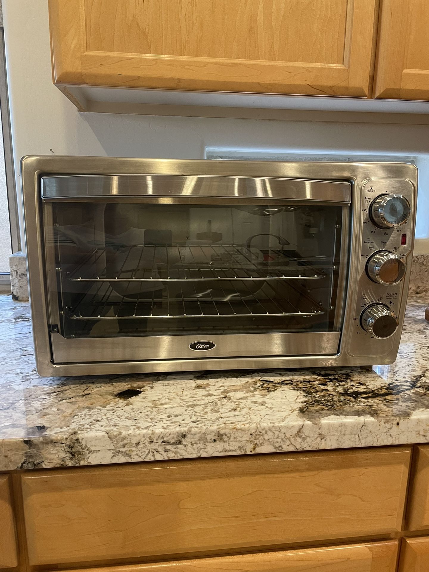 Oster Brushed Stainless Steel Toaster Oven