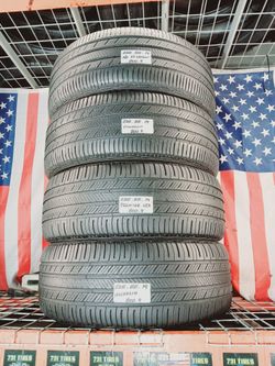 ✅ 4 NICE USED TIRES 235/55R19 MICHELIN PREMIER LTX ALL SEASON TOURING USED TIRES 235 55 19