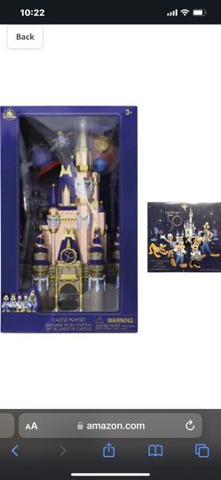 ThemeParks Walt Disney World 50th Anniversary Cinderella Castle Light Up Play Set and 50th Anniversay.