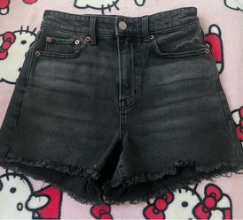 American Eagle high waist black shorts