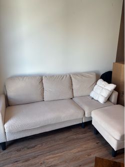 Sectional Sofa with Ottoman