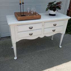Beautiful Solid Wood Buffet Sideboard Console Entry Table Apothecary 