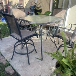 Patio Tall Dining Table 