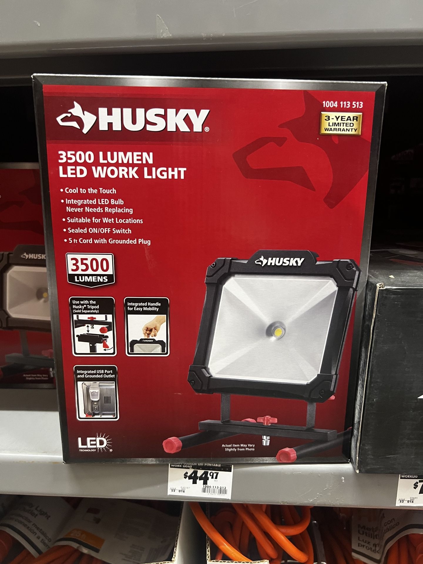 Husky 3500lm LED Portable Work Light