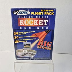 NEW SEALED Estes Model Rocket Engines EST-1672 Blast Off Flight Pack GAR