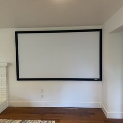 Elite Screens Projector Screen 110” ISF Certified Material. 