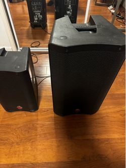 Harbinger Powered PA Speakers + Cables – $400 OBO