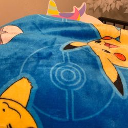 POKEMON BLANKET 50 “ X 60. “
