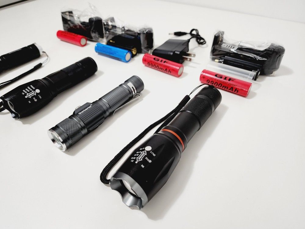 4pcs Flashlights Lot
