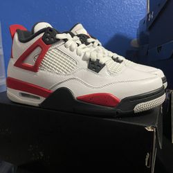Jordan 4 Retro Red Cement GS Size 7y