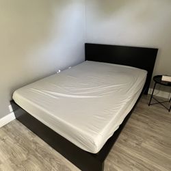 Queen Size Bed (Frame And Mattress)