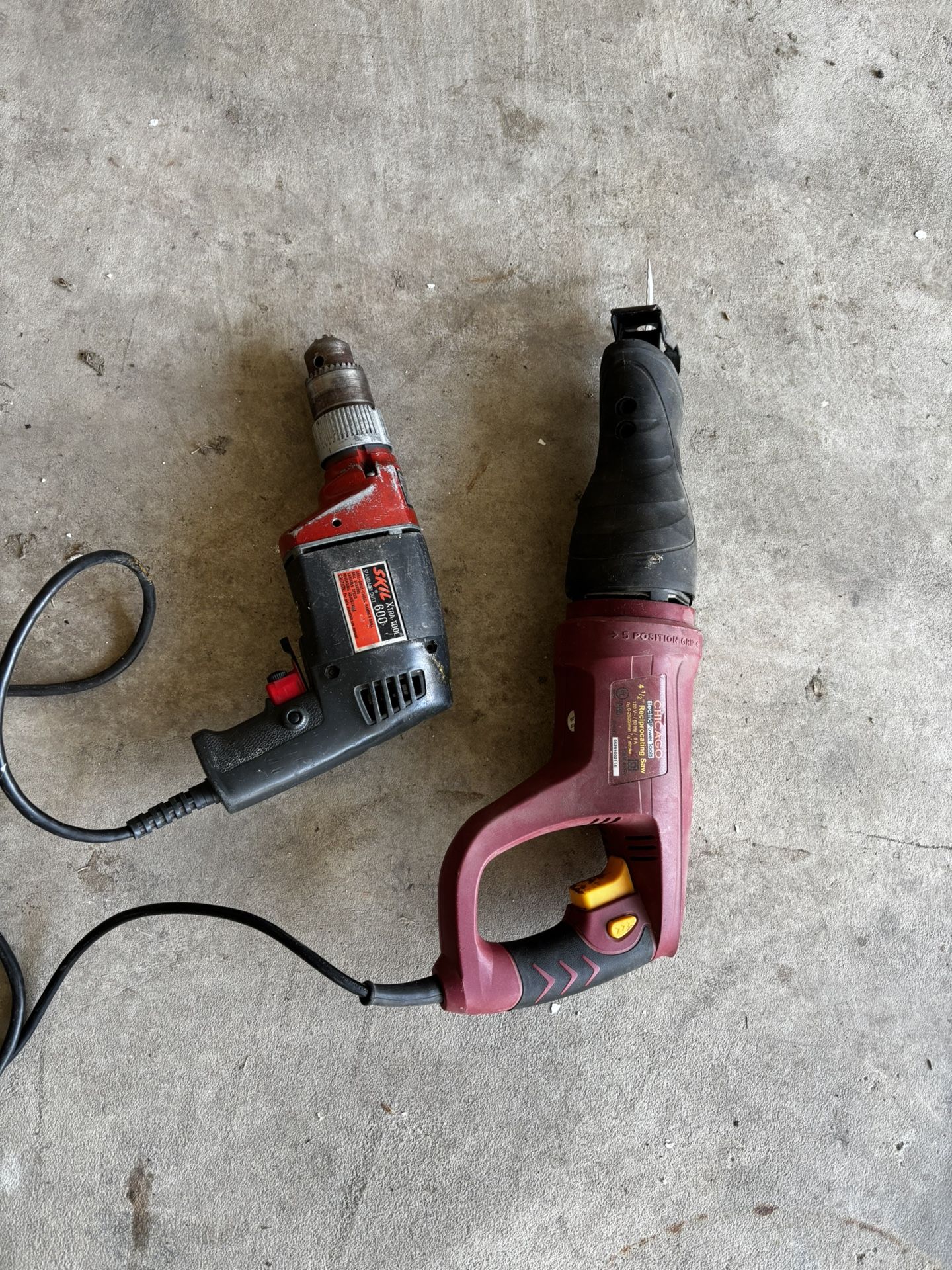 Electric Drill / Reciprocating Saw