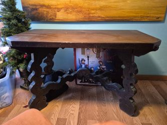 Nice Used vintage Wooden living room entry table