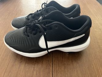 Nike Men's Alpha Huarache 3 Varsity Low Metal Baseball Cleats Black White