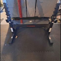 Weider Attack Series Olympic Squat Rack And Bench
