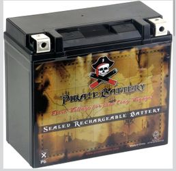 Pirate Battery YTX20HL-BS 310 CCA Maintenance-Free 12V 19Ah Battery Replacement for ATV, Harley Davidson Motorcycle, Jet Skis, Scooter, UTV, and More