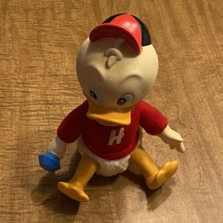 Huey Duck Tales Applause Vintage Disney Rubber Plush Toy (READ DESCRIPTION)