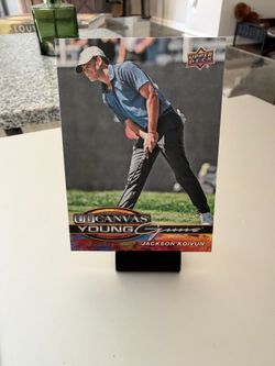Upper Deck Golf UD Canvas Young Guns Jackson Koivun Auburn NCAA #C51 Insert