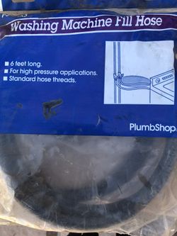 6 Ft Washing machine hose
