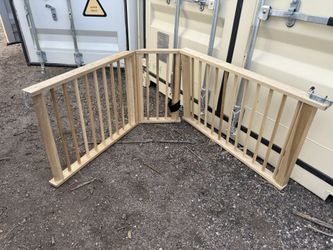86 1/2” x 23 3/4” Wooden Dog or Baby Gate 