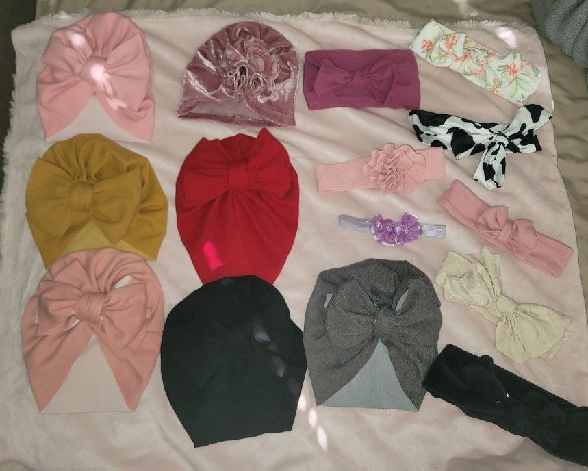 Baby/toddler Headbands And Turban Flower Hats