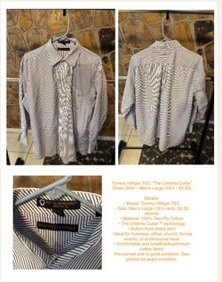 Premium Men's Business Dress Shirts - Tommy Hilfiger, Nordstrom & More | $15 Each