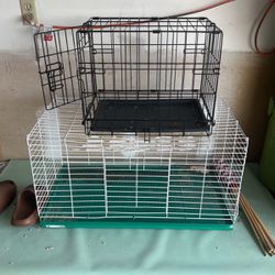 Dog Crate Small And Bunny Cage 