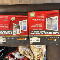 Window + patio door insulation kits