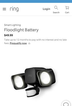 Bing floodlight battery