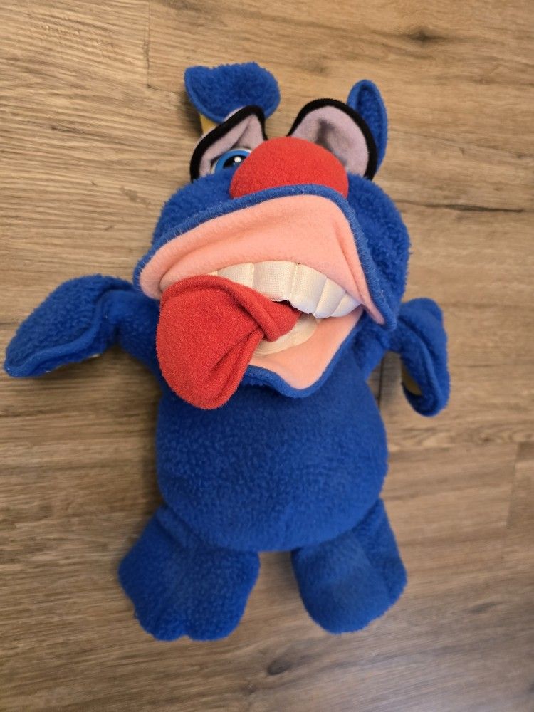 Vintage 1987  Fisher Price A Fun Dog Named Freddy Plush Posable 
