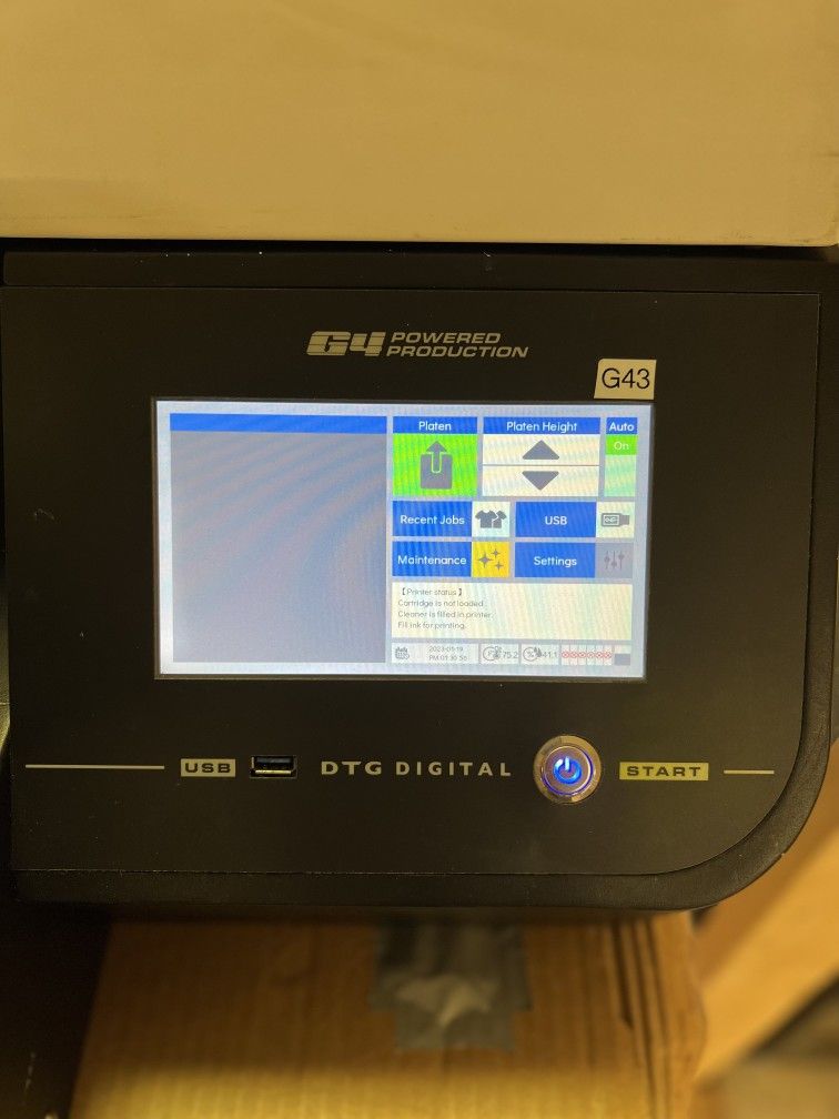 COLDESI DTG G4 Print with New Print Head