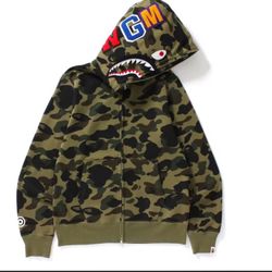 BAPE 1st Camo Shark Full Zip Hoodie