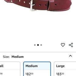 Occidental Leather 5035 M H.D. 3in Ranger Work BELT MEDIUM