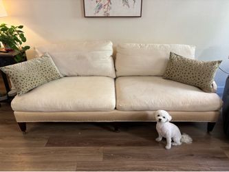Beautiful William Sonoma Down Feathered Couch