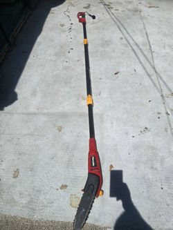 Extended saw trimmer