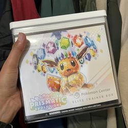 Prismatic Evolutions ETB Pokemon Center 